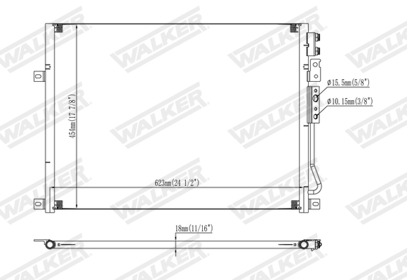 Walker Condensor, airconditioning WCD00088