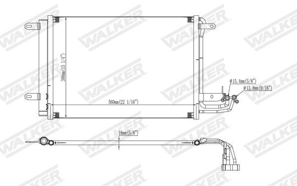 Walker Condensor, airconditioning WCD00089