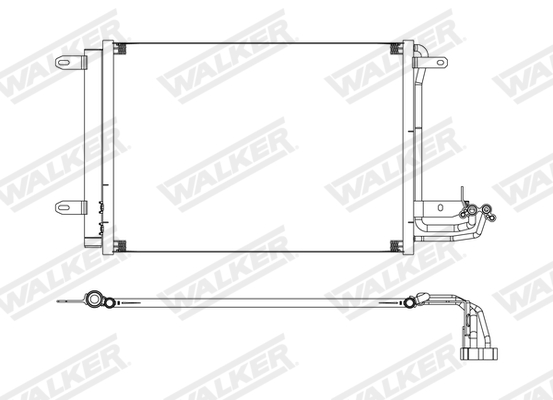 Walker Condensor, airconditioning WCD00089