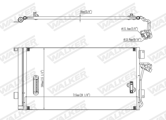 Walker Condensor, airconditioning WCD00101