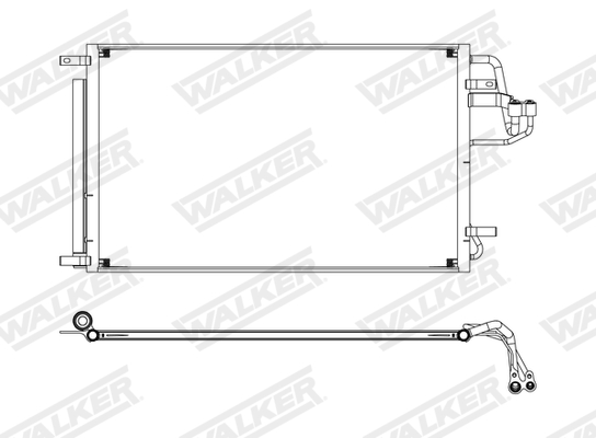 Walker Condensor, airconditioning WCD00104