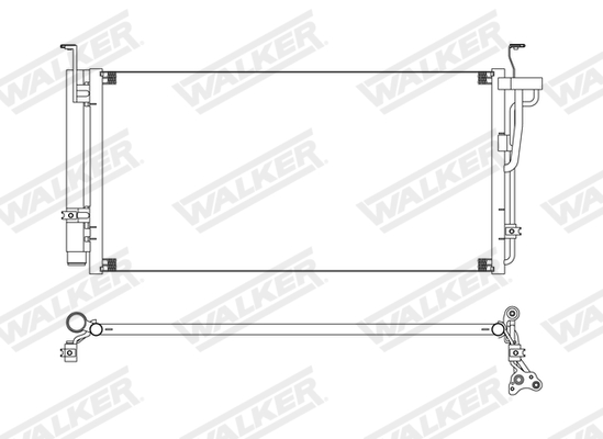 Walker Condensor, airconditioning WCD00108