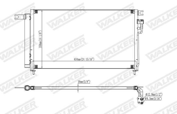 Walker Condensor, airconditioning WCD00111