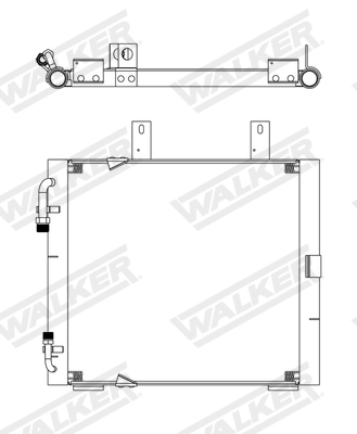 Walker Condensor, airconditioning WCD00117