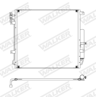 Walker Condensor, airconditioning WCD00126