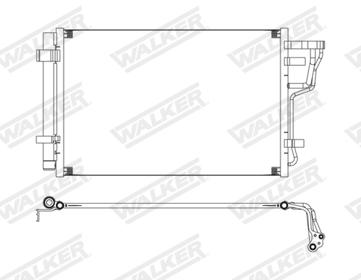 Walker Condensor, airconditioning WCD00130