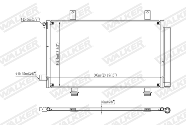 Walker Condensor, airconditioning WCD00142