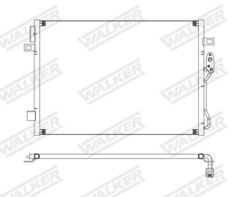 Walker Condensor, airconditioning WCD00154