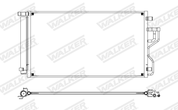 Walker Condensor, airconditioning WCD00162