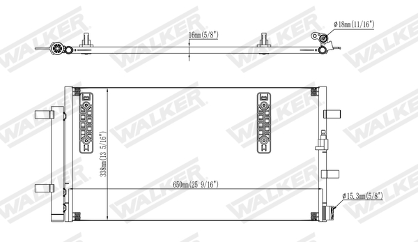Walker Condensor, airconditioning WCD00163