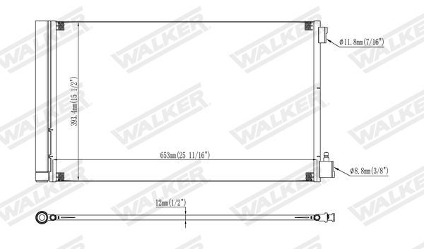 Walker Condensor, airconditioning WCD00169