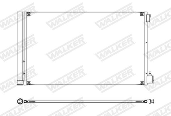 Walker Condensor, airconditioning WCD00169