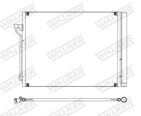 Walker Condensor, airconditioning WCD00173