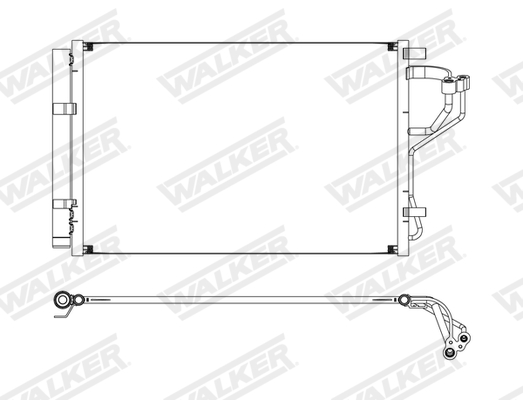 Walker Condensor, airconditioning WCD00179
