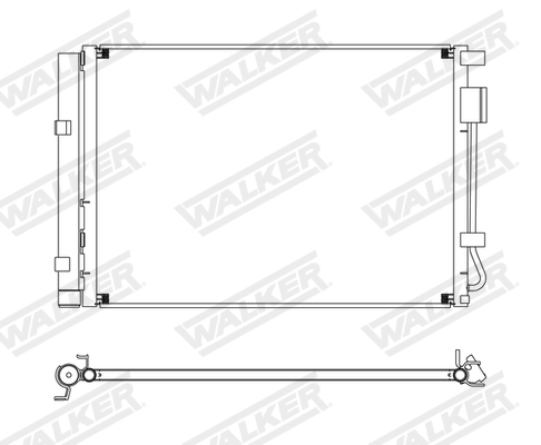 Walker Condensor, airconditioning WCD00181