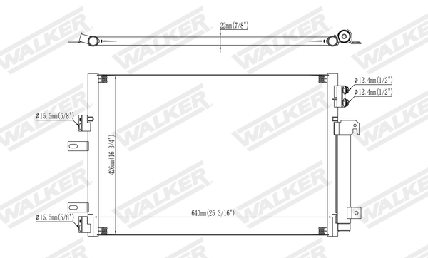 Walker Condensor, airconditioning WCD00182