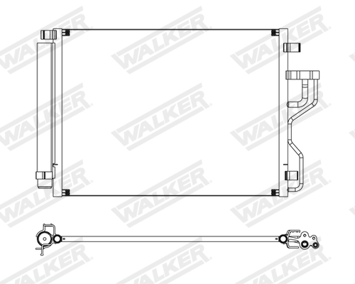Walker Condensor, airconditioning WCD00186