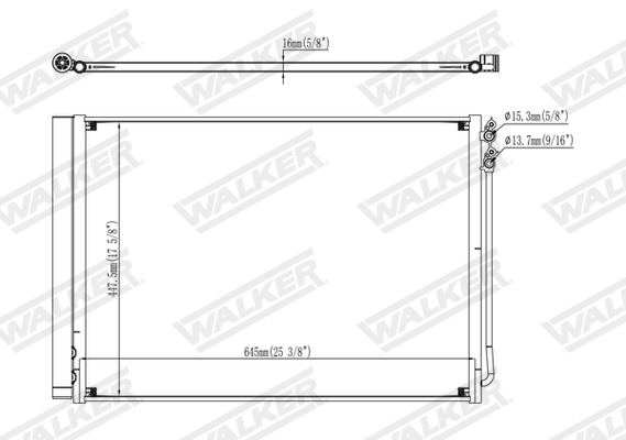Walker Condensor, airconditioning WCD00189