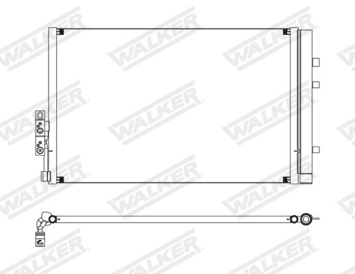 Walker Condensor, airconditioning WCD00195