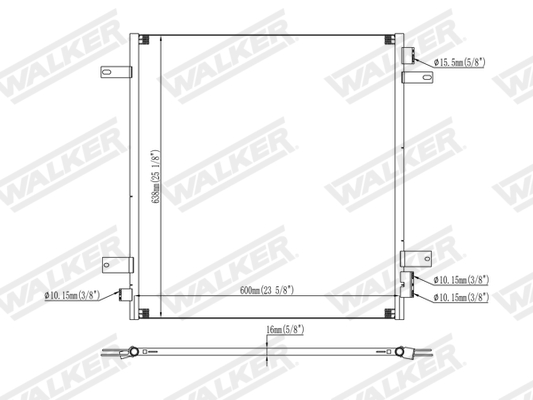 Walker Condensor, airconditioning WCD00196
