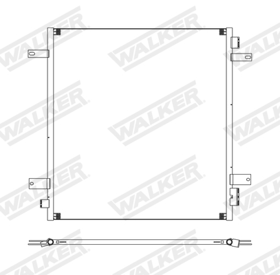 Walker Condensor, airconditioning WCD00196