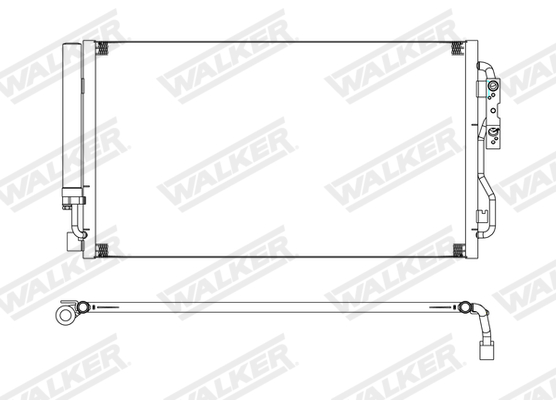 Walker Condensor, airconditioning WCD00205