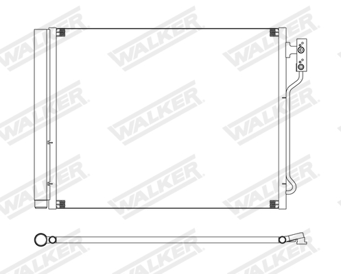 Walker Condensor, airconditioning WCD00210