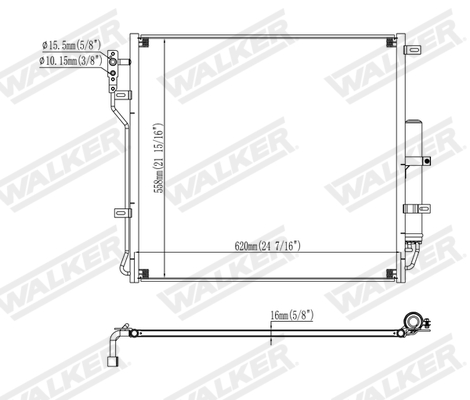 Walker Condensor, airconditioning WCD00213