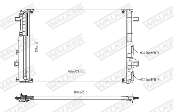 Walker Condensor, airconditioning WCD00226