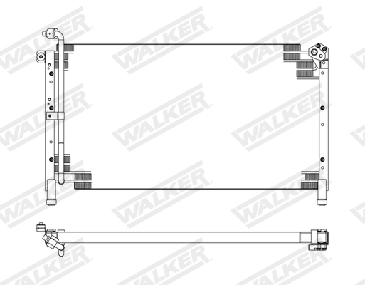 Walker Condensor, airconditioning WCD00227