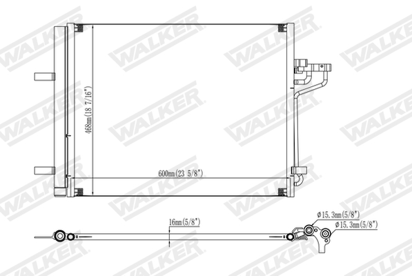 Walker Condensor, airconditioning WCD00238