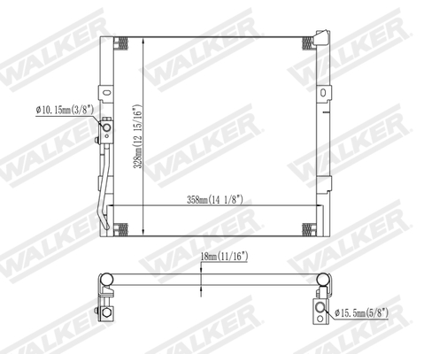 Walker Condensor, airconditioning WCD00240