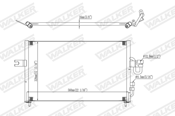 Walker Condensor, airconditioning WCD00246
