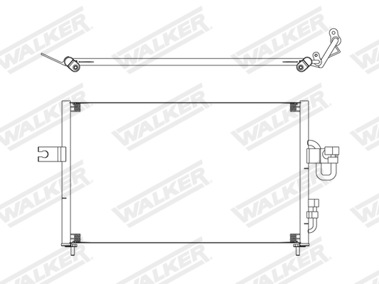 Walker Condensor, airconditioning WCD00246