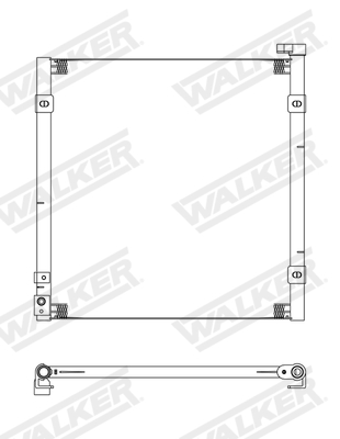 Walker Condensor, airconditioning WCD00251