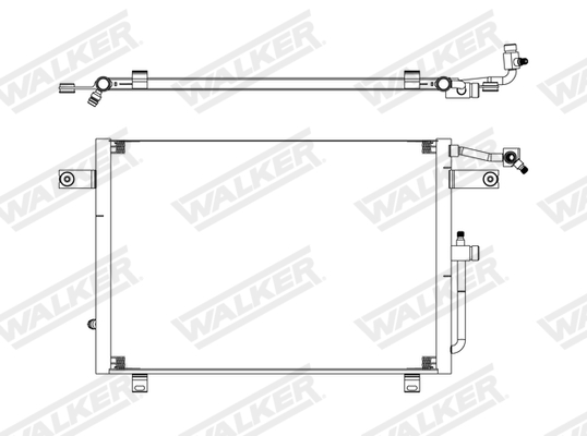 Walker Condensor, airconditioning WCD00253