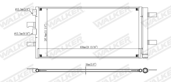 Walker Condensor, airconditioning WCD00258
