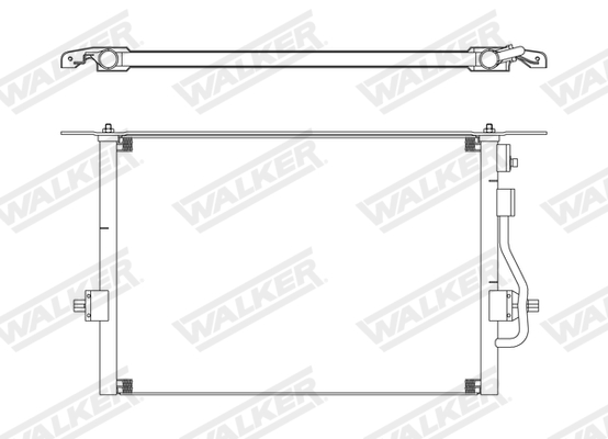 Walker Condensor, airconditioning WCD00259
