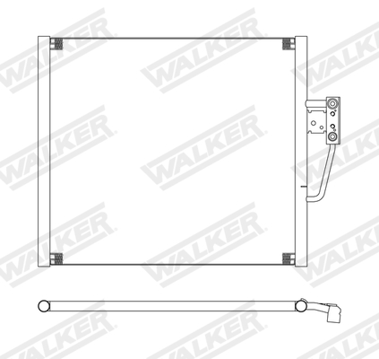 Walker Condensor, airconditioning WCD00260