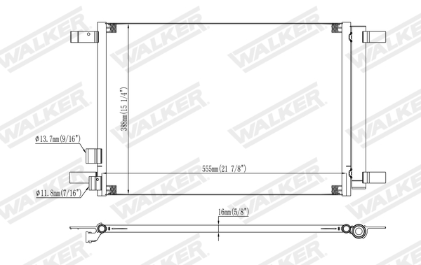 Walker Condensor, airconditioning WCD00264
