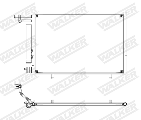 Walker Condensor, airconditioning WCD00272
