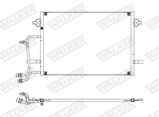 Walker Condensor, airconditioning WCD00275