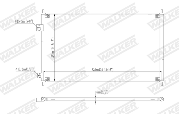 Walker Condensor, airconditioning WCD00287