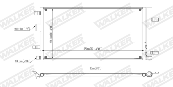Walker Condensor, airconditioning WCD00300