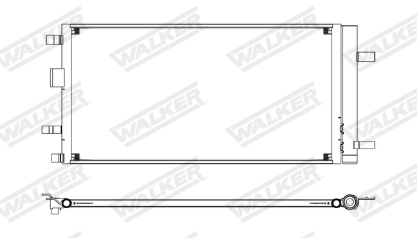 Walker Condensor, airconditioning WCD00300