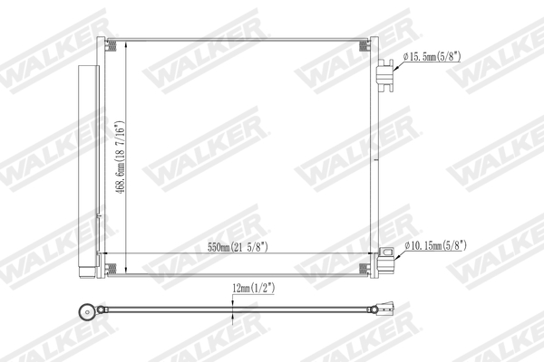 Walker Condensor, airconditioning WCD00310