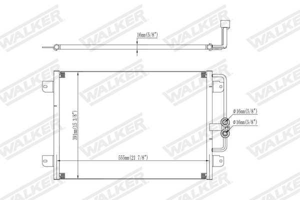 Walker Condensor, airconditioning WCD00313