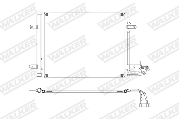 Walker Condensor, airconditioning WCD00316