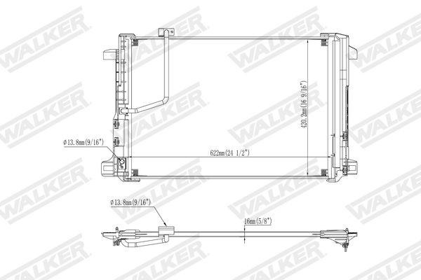 Walker Condensor, airconditioning WCD00317