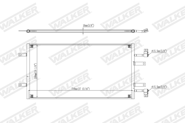 Walker Condensor, airconditioning WCD00319